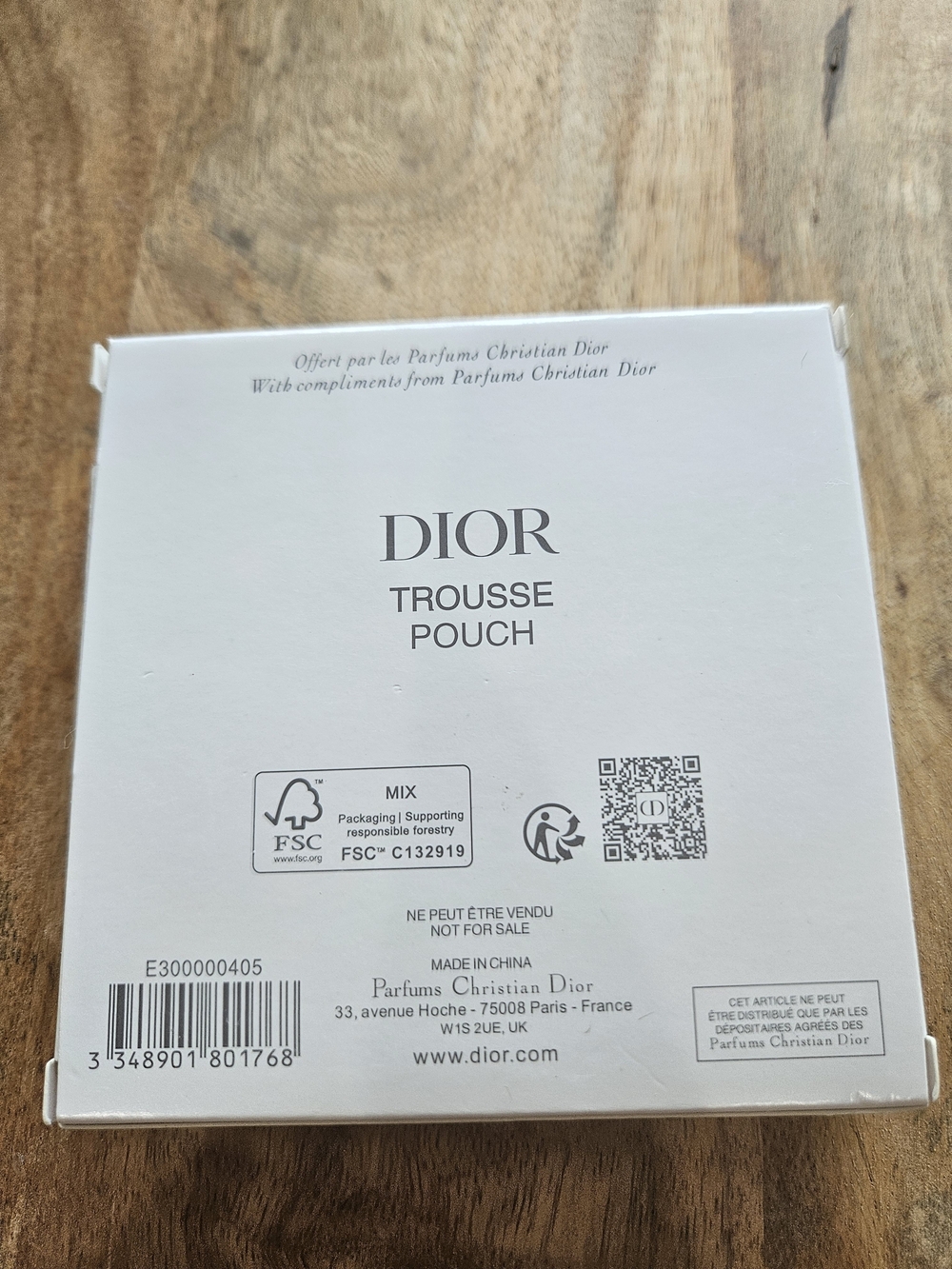 Dior Hot Pink 'MISS DIOR' Square Zip Pouch - Picture 4 of 8